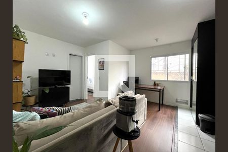 Sala de apartamento à venda com 1 quarto, 45m² em Vila Mira, São Paulo