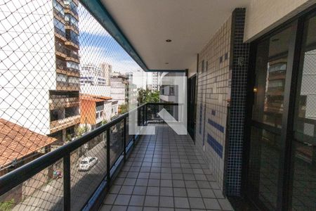 Varanda da Sala de apartamento à venda com 4 quartos, 183m² em Santa Rosa, Niterói