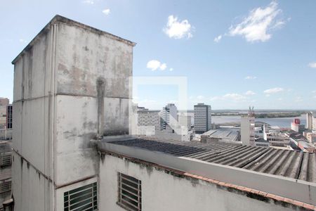 Studio - Sala / Quarto Vista de kitnet/studio para alugar com 1 quarto, 24m² em Centro Histórico, Porto Alegre