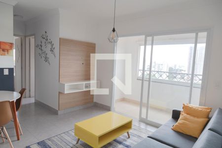 Sala de apartamento para alugar com 2 quartos, 57m² em Vila Rosalia, Guarulhos