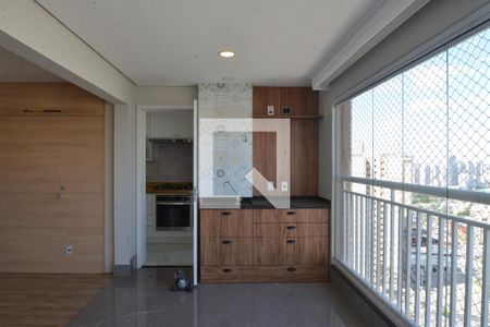 Varanda gourmet de apartamento à venda com 3 quartos, 90m² em Vila Apiai, Santo André