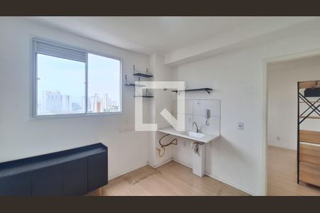 Sala\Cozinha de apartamento para alugar com 1 quarto, 24m² em Santa Cecilia, São Paulo