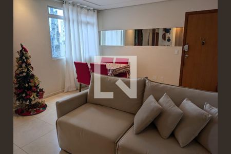 Sala de apartamento à venda com 2 quartos, 90m² em Savassi, Belo Horizonte