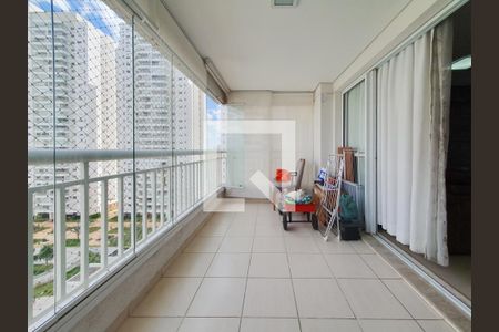 Varanda da Sala de apartamento à venda com 3 quartos, 107m² em Vila Lusitania, São Bernardo do Campo