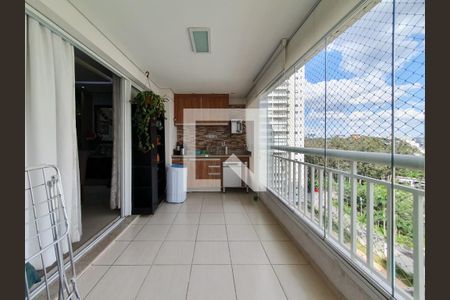 Varanda da Sala de apartamento à venda com 3 quartos, 107m² em Vila Lusitania, São Bernardo do Campo