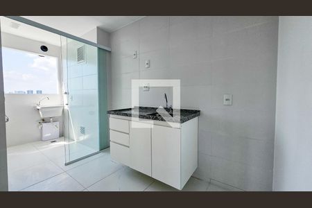 Cozinha de apartamento para alugar com 2 quartos, 46m² em Campininha, São Paulo