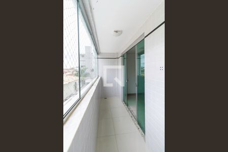 Varanda da sala de apartamento à venda com 3 quartos, 85m² em Castelo, Belo Horizonte