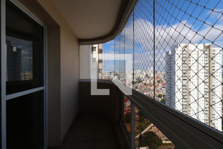 Varanda da Sala de apartamento para alugar com 3 quartos, 96m² em Campestre, Santo André