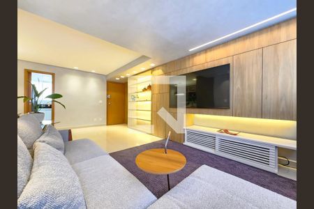 Sala de apartamento à venda com 3 quartos, 98m² em Buritis, Belo Horizonte