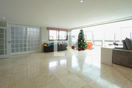 Sala de apartamento à venda com 4 quartos, 431m² em Barra da Tijuca, Rio de Janeiro