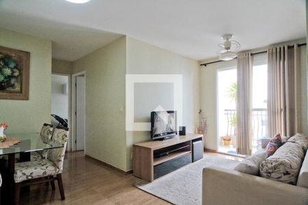 Sala de apartamento para alugar com 2 quartos, 56m² em Loteamento City Jaragua, São Paulo