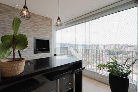 Varanda gourmet de apartamento à venda com 3 quartos, 132m² em Vila Ester (zona Norte), São Paulo