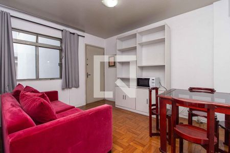 Sala de apartamento para alugar com 1 quarto, 40m² em Liberdade, São Paulo