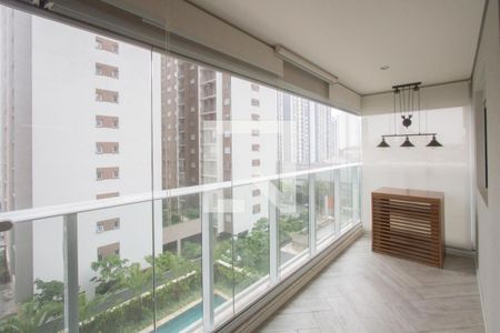 varanda de apartamento para alugar com 2 quartos, 84m² em Jardim Caravelas, São Paulo