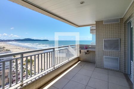 Sacada de apartamento para alugar com 2 quartos, 93m² em Aviação, Praia Grande