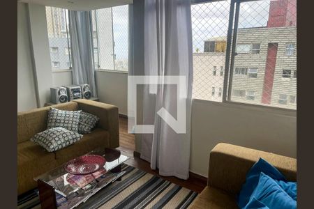 Sala de apartamento para alugar com 3 quartos, 90m² em Sion, Belo Horizonte