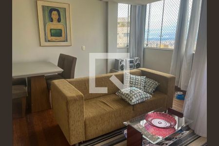 Sala de apartamento para alugar com 3 quartos, 90m² em Sion, Belo Horizonte