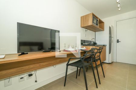 Sala / Quarto / Cozinha de kitnet/studio para alugar com 0 quarto, 26m² em Rio Branco, Porto Alegre