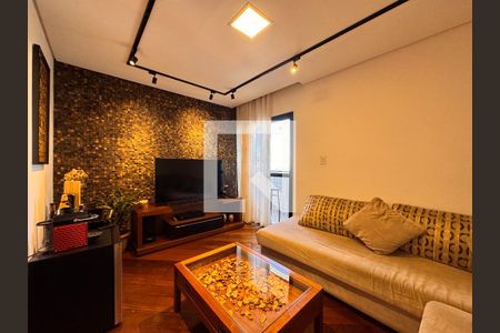 Sala de apartamento à venda com 3 quartos, 83m² em Campestre, Santo André