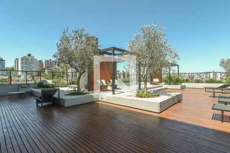 Área comum - Piscina de kitnet/studio para alugar com 0 quarto, 26m² em Rio Branco, Porto Alegre