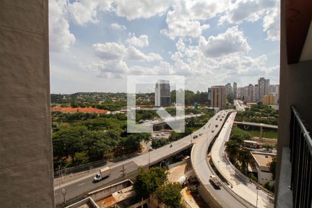 Vista da Varanda de kitnet/studio para alugar com 1 quarto, 25m² em Pinheiros, São Paulo