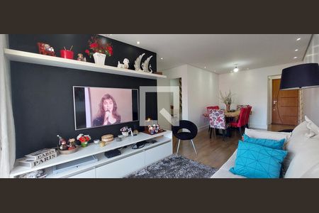 Sala de apartamento para alugar com 3 quartos, 106m² em Vila Guiomar, Santo André