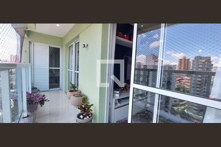 Varanda  de apartamento para alugar com 3 quartos, 106m² em Vila Guiomar, Santo André