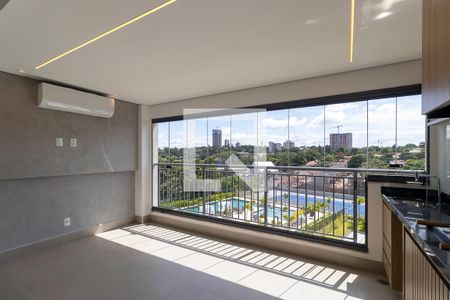 Varanda gourmet de apartamento à venda com 3 quartos, 96m² em Nova Campinas, Campinas