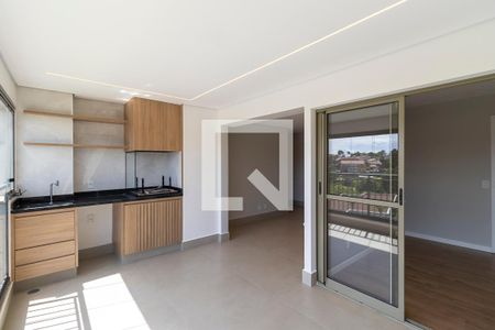 Varanda gourmet de apartamento à venda com 3 quartos, 96m² em Nova Campinas, Campinas