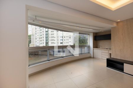 Varanda da Sala de apartamento para alugar com 3 quartos, 104m² em Vila da Serra, Nova Lima