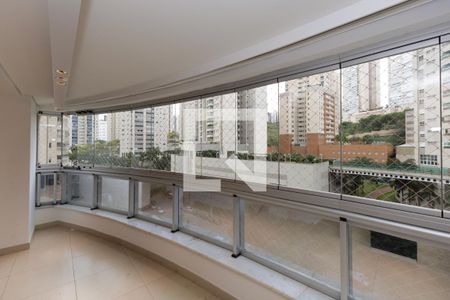 Varanda da Sala de apartamento para alugar com 3 quartos, 104m² em Vila da Serra, Nova Lima