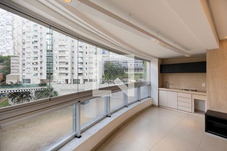 Varanda da Sala de apartamento para alugar com 3 quartos, 104m² em Vila da Serra, Nova Lima