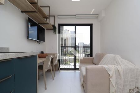 Sala de apartamento para alugar com 1 quarto, 35m² em Pinheiros, São Paulo