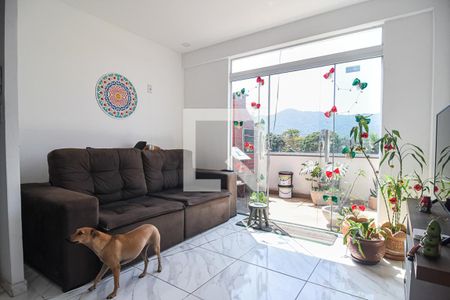 Sala de apartamento à venda com 1 quarto, 56m² em Itaipu, Niterói