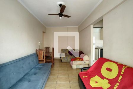 Sala de apartamento para alugar com 1 quarto, 41m² em Vila Tupi, Praia Grande