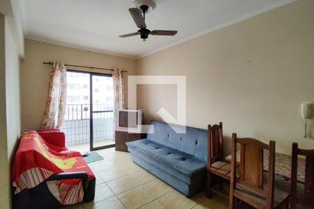 Sala de apartamento para alugar com 1 quarto, 41m² em Vila Tupi, Praia Grande