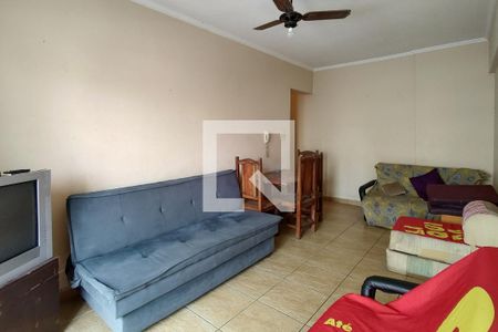 Sala de apartamento para alugar com 1 quarto, 41m² em Vila Tupi, Praia Grande