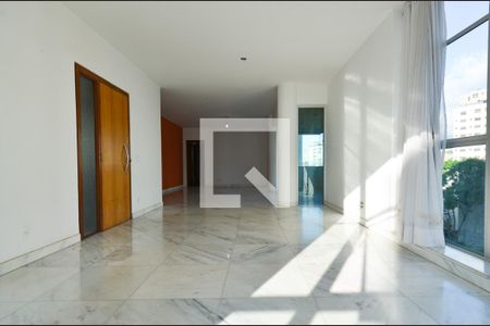 Sala de apartamento à venda com 4 quartos, 182m² em Sion, Belo Horizonte