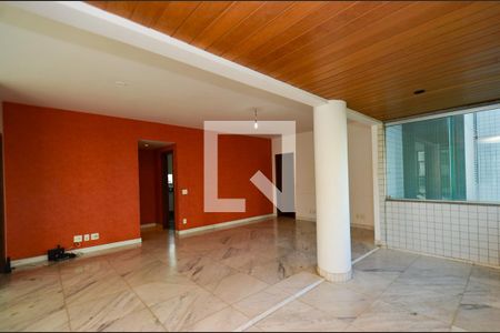 Sala de apartamento à venda com 4 quartos, 182m² em Sion, Belo Horizonte