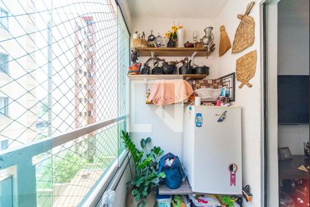 Varanda da Sala de apartamento à venda com 3 quartos, 73m² em Parque Sao Vicente, Santo André