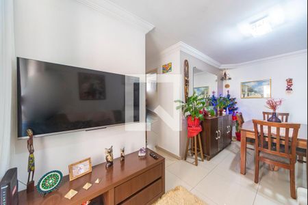 Sala de apartamento à venda com 3 quartos, 73m² em Parque Sao Vicente, Santo André