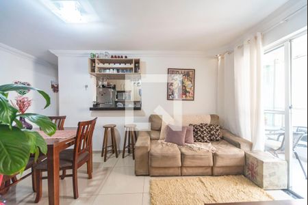 Sala de apartamento à venda com 3 quartos, 73m² em Parque Sao Vicente, Santo André