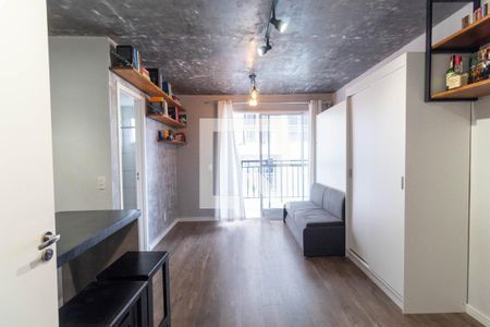 Sala/Cozinha de apartamento à venda com 1 quarto, 24m² em Vila Ré, São Paulo