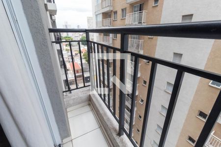 Varanda da Sala de apartamento à venda com 1 quarto, 24m² em Vila Ré, São Paulo