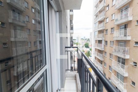 Varanda da Sala de apartamento à venda com 1 quarto, 24m² em Vila Ré, São Paulo