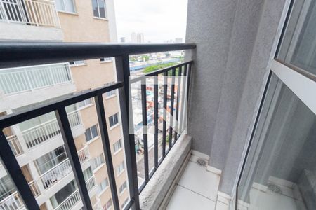 Varanda da Sala de apartamento à venda com 1 quarto, 24m² em Vila Ré, São Paulo