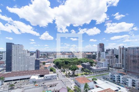 Vista de kitnet/studio para alugar com 1 quarto, 22m² em Centro, Curitiba