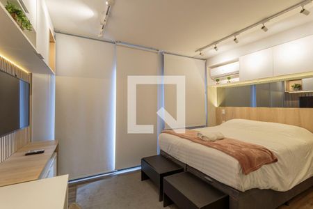 Sala/Quarto de kitnet/studio à venda com 1 quarto, 26m² em Indianópolis, São Paulo