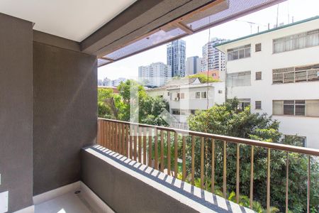 Varanda de kitnet/studio para alugar com 1 quarto, 27m² em Perdizes, São Paulo