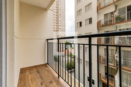 Varanda da Sala de apartamento para alugar com 1 quarto, 41m² em Vila Santo Estefano, São Paulo